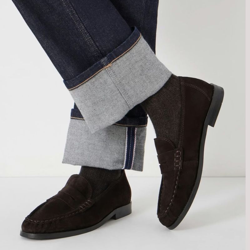 Image of brown loafers
