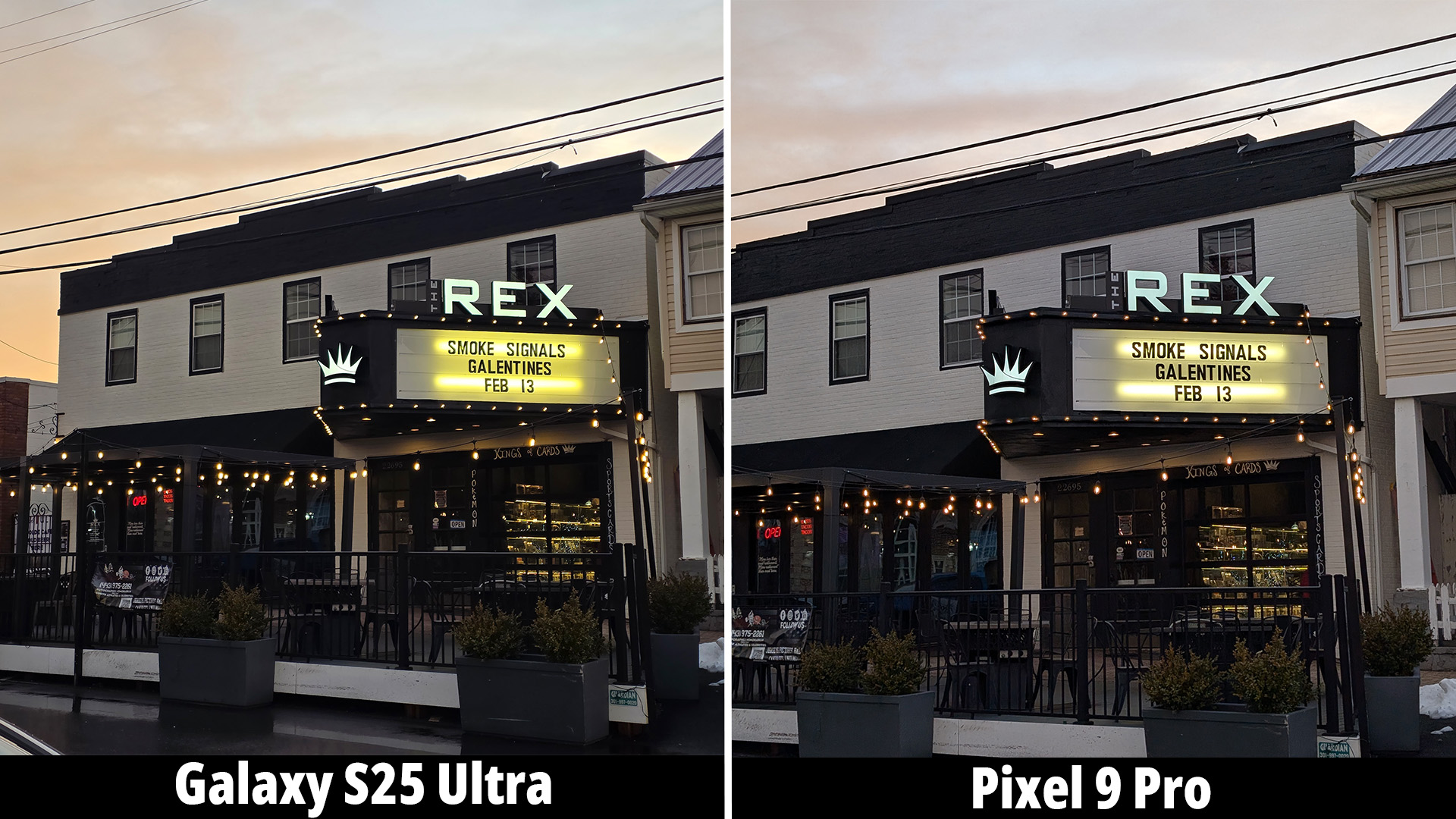 Samsung Galaxy S25 Ultra camera versus the Google Pixel 9 Pro