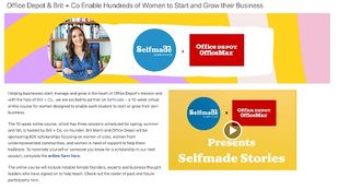 Office Depot & Brit + Co Enable Hundreds of Women to Start and Grow their Business