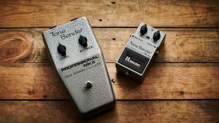 Sola Sound's Tone Bender (left) and Boss's new Waza Craft TB-2W Tone Bender