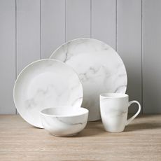 dinner set white mugs bowls and dishes