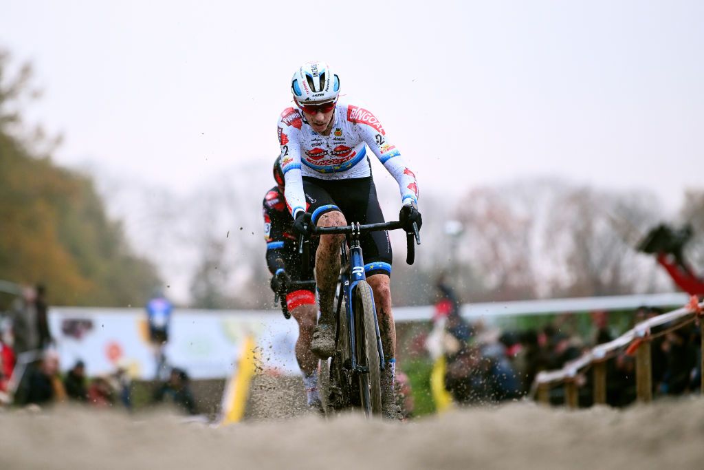 RIJKEVORSEL BELGIUM NOVEMBER 19 Michael Vanthourenhout of Belgium and Team Pauwels Sauzen Bingoal competes during the 36th Superprestige Merksplas 2022 Mens Elite Superprestige2023 CXWorldCup CycloCross on November 19 2022 in Rijkevorsel Belgium Photo by Luc ClaessenGetty Images