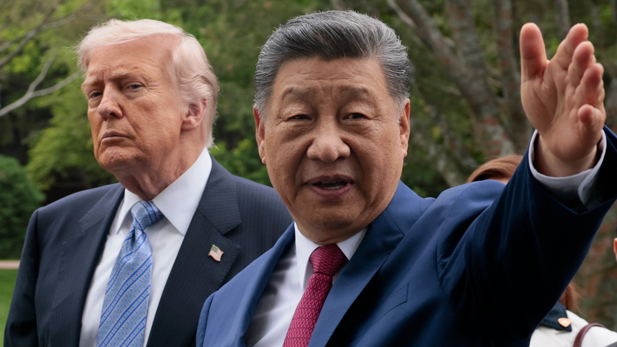 Donald Trump and Xi Jinping