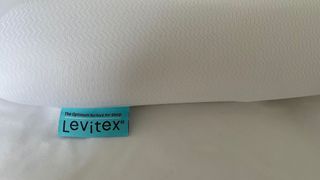 Levitex posture pillow label