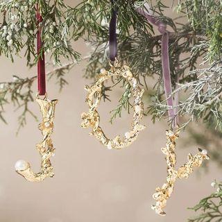 Aurelia Gold Monogram Ornament