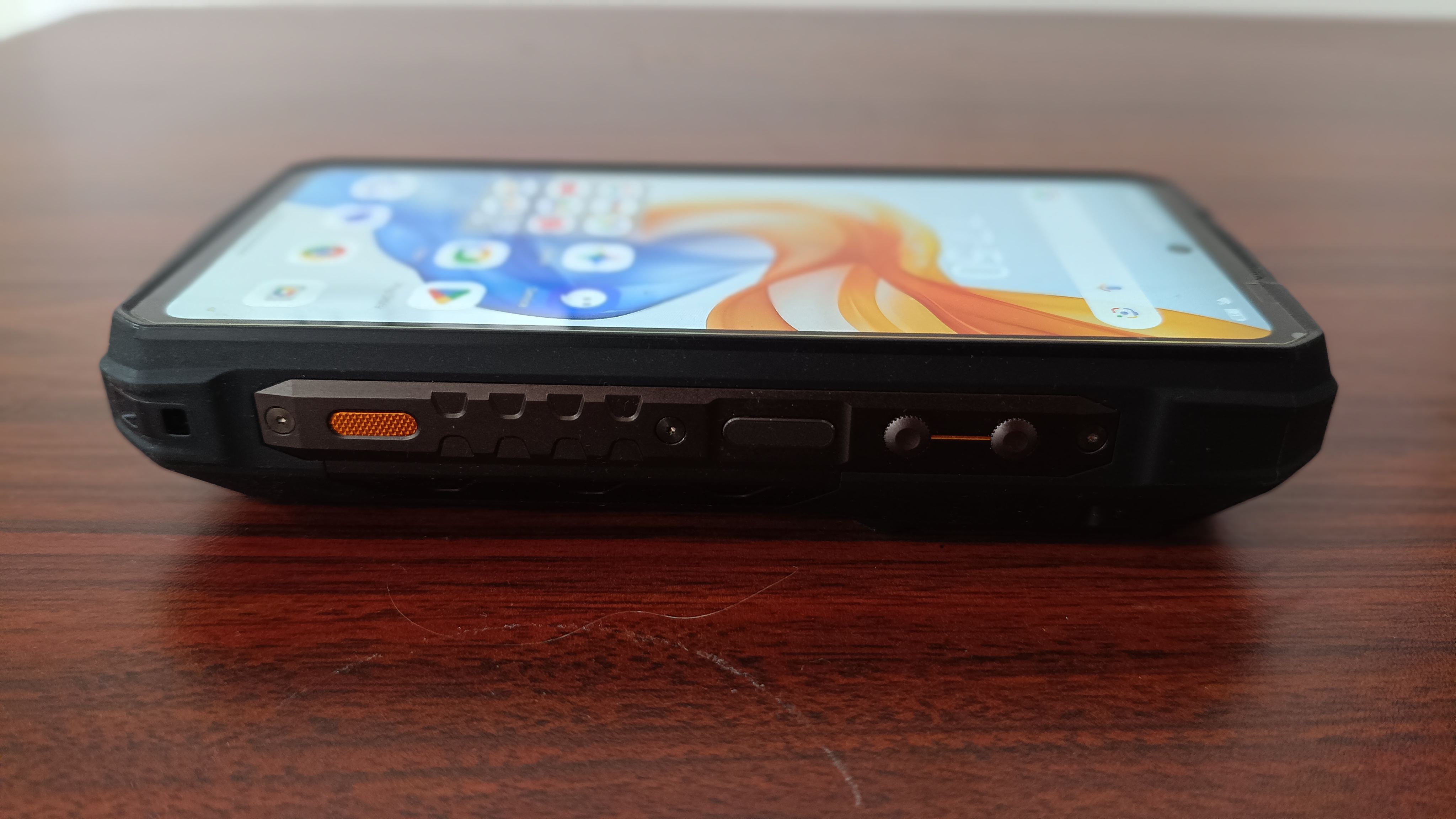 An Ulefone Armor 29 Ultra phone on desk