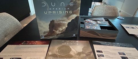Dune: Imperium - Uprising box on a table
