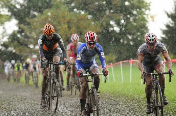 Downpours kept the mud from becoming very sticky
