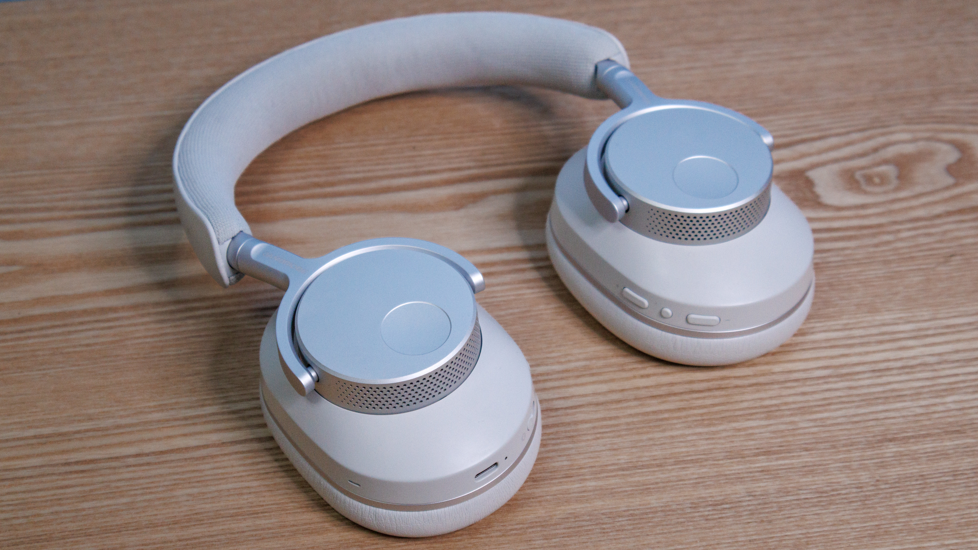 Cambridge Audio Melomania P100 SE headphones on a table.