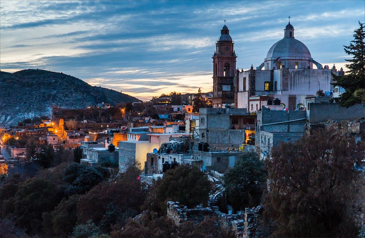 A scenic town in Mexico.