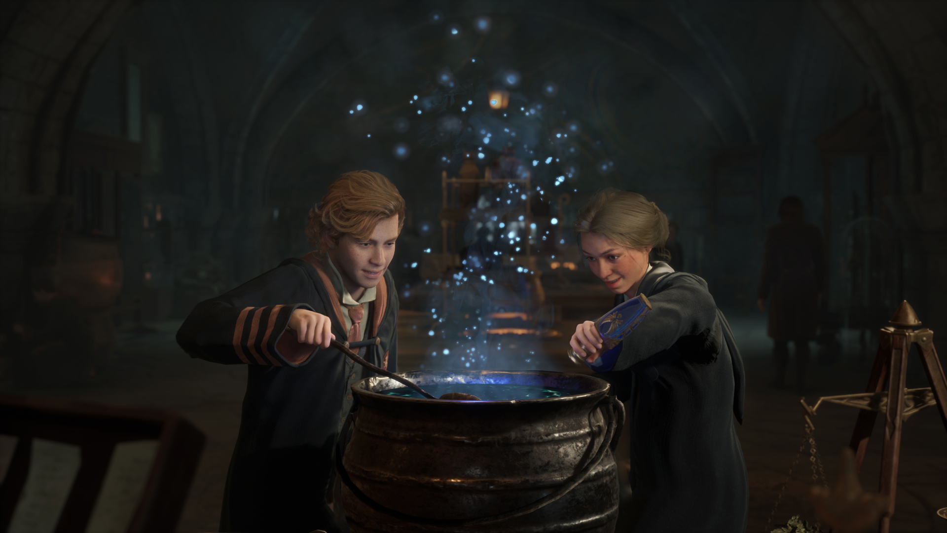 Hogwarts Legacy gameplay video showcases character creation, combat