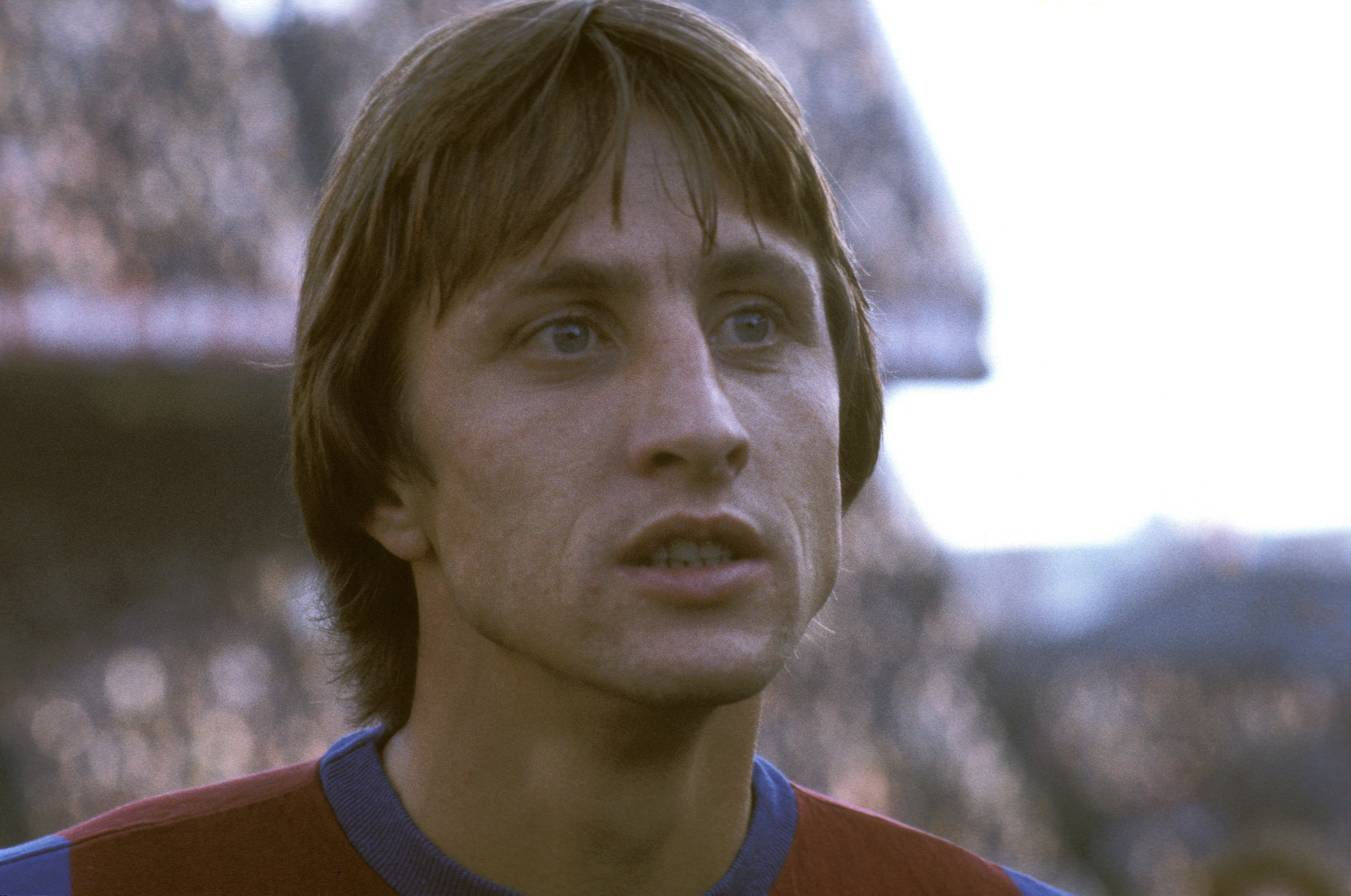 Johan Cruyff at Barcelona in the 1970s.