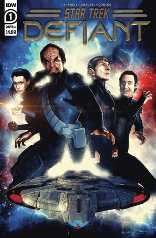 Cover art for "Star Trek: Defiant" #1.