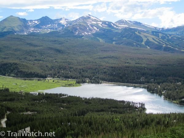 The racers had a spectacular view from Boreas Pass Road.
