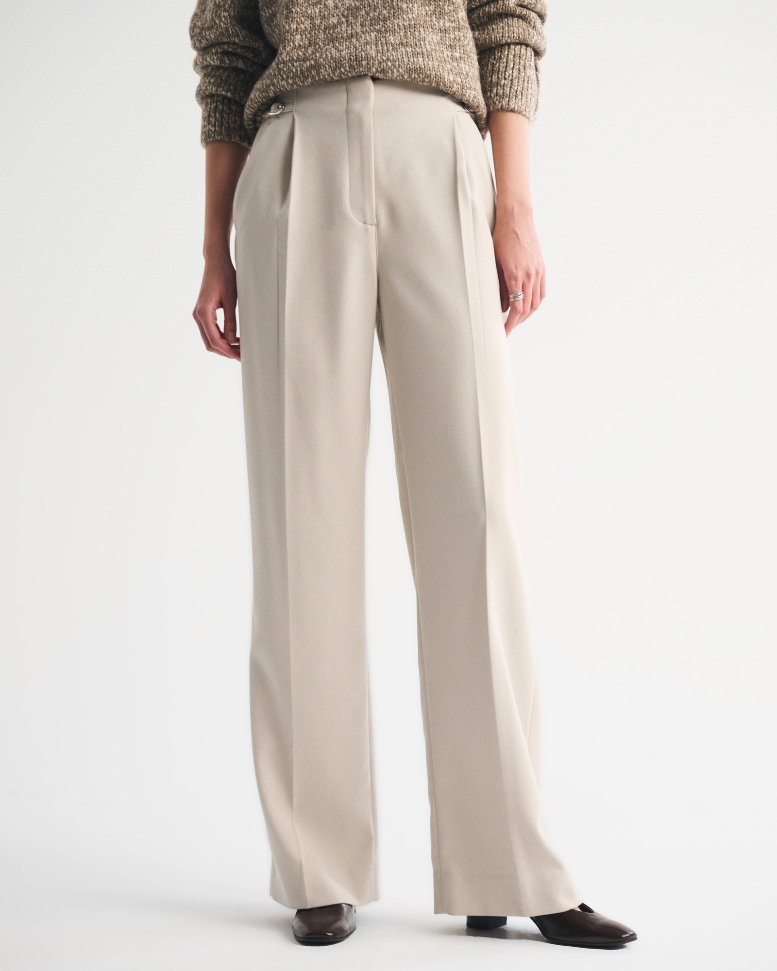 A&amp;amp;f Sloane Tailored Wide Leg Pant