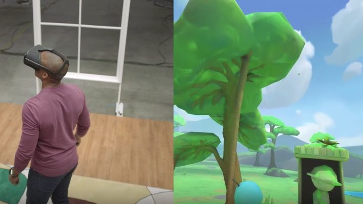 Project Santa Cruz as seen in an Oculus video