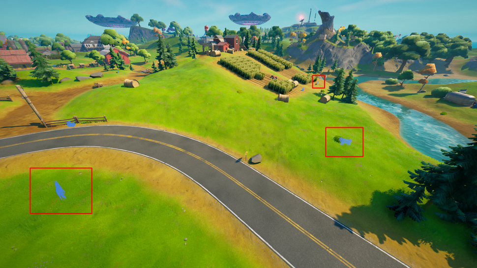 Place decoy cows in Fortnite Where to find decoy cows guide PC Gamer