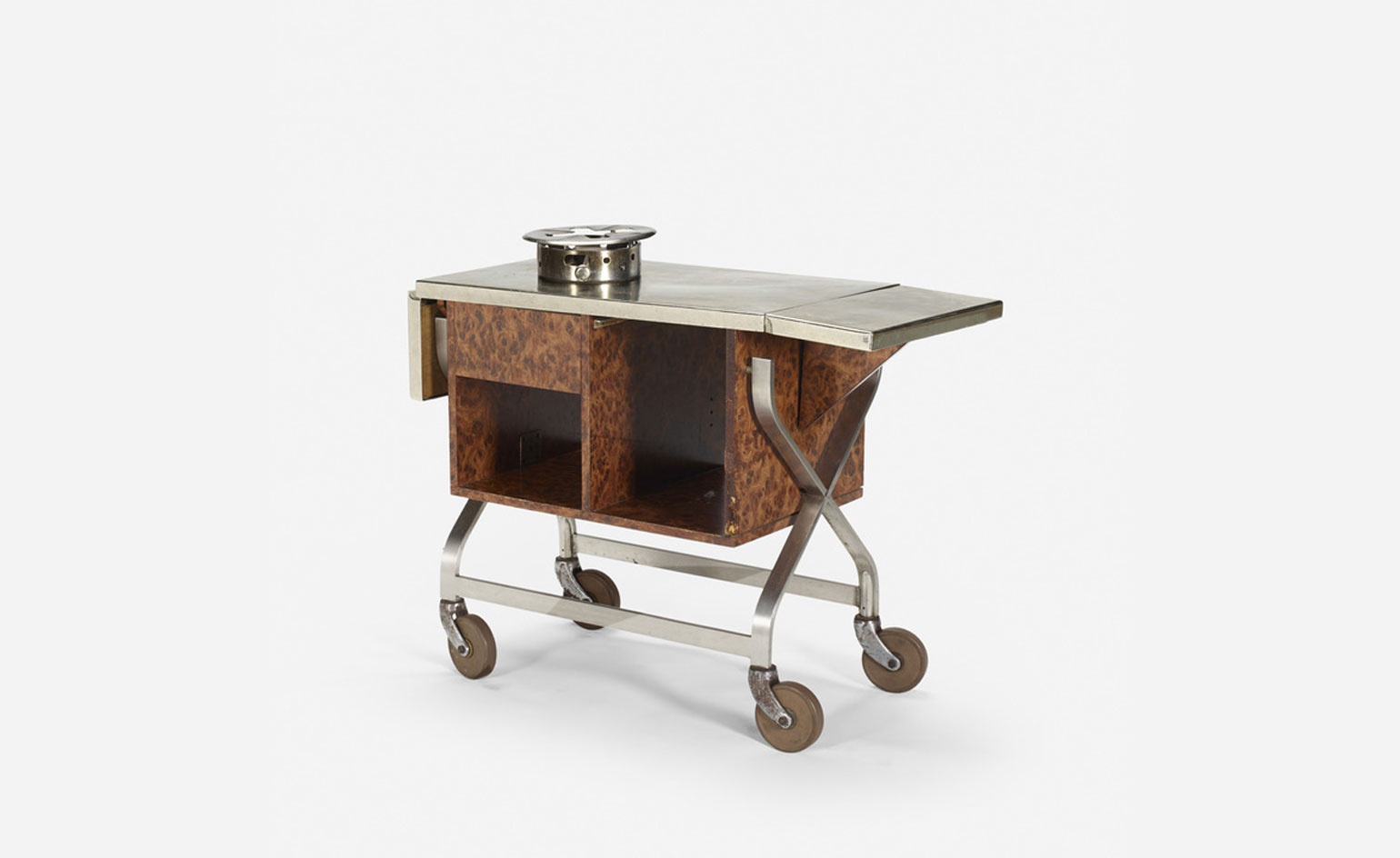 A serving cart