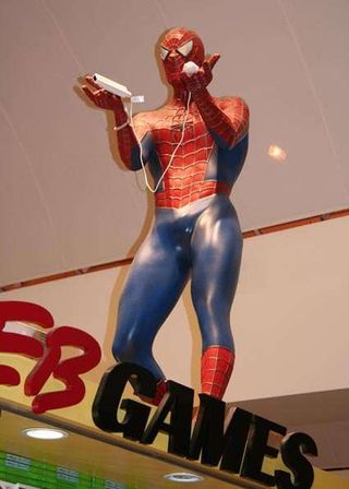 Even Spider-man is getting into the Wii!