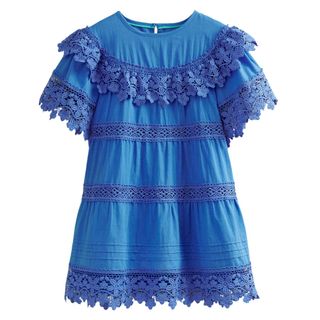 Boden Lace Tiered Dress