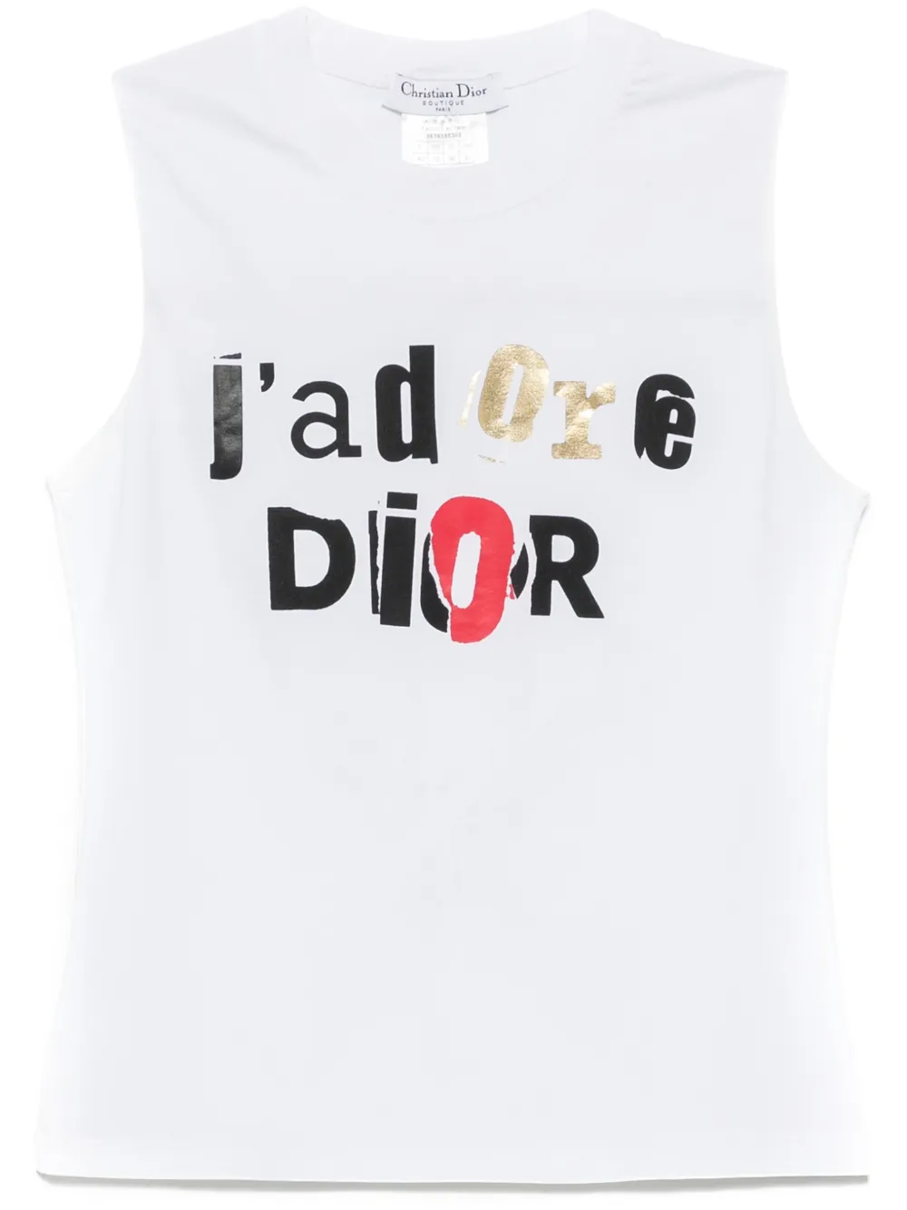 Logo-Print Tank Top | One Size