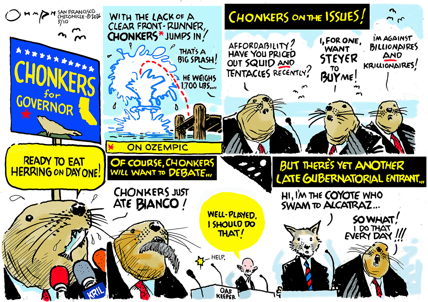 Political cartoon