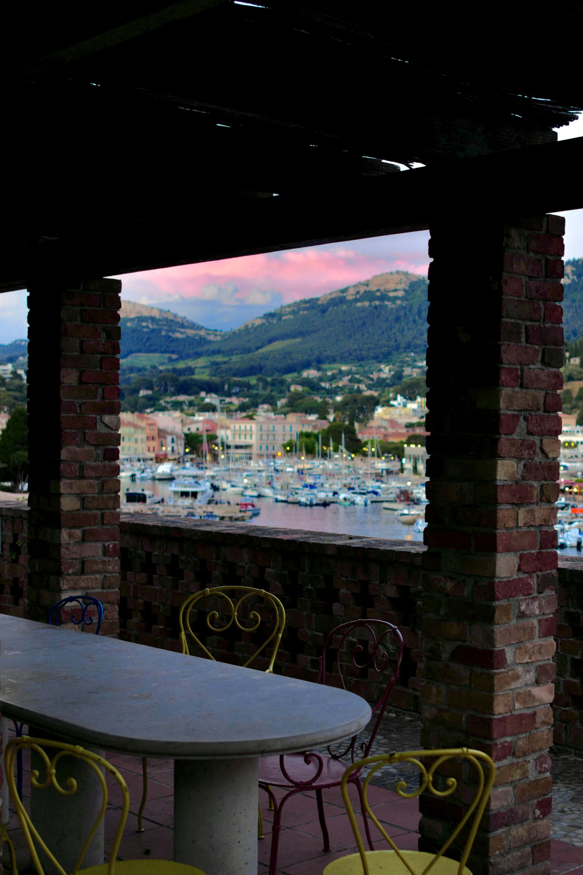 Harbour view at dusk