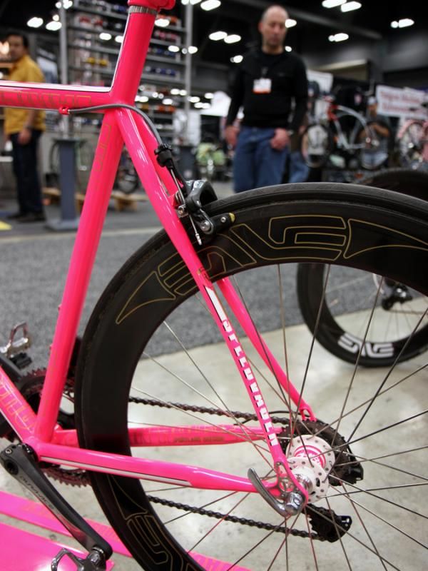 Vanilla's Sacha White uses delicately slim and curved seat stays on his Speedvagen road bikes.