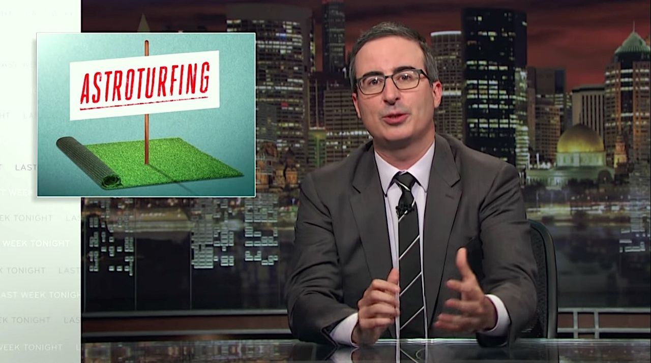 John Oliver on astroturfing