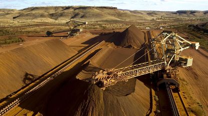 A Rio Tinto iron ore mine in Western Australia’s Pilbara region
