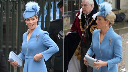 Zara Tindall at the coronation of King Charles II