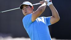 Tom Kim takes a shot at the Shriners Children's Open