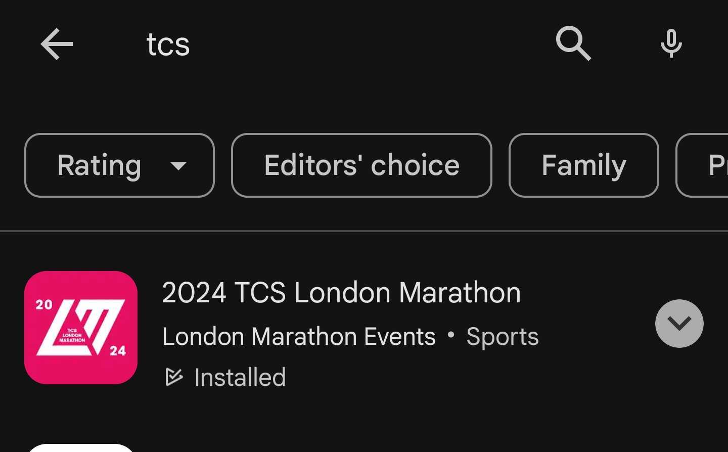 TCS London Marathon app