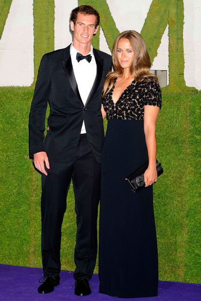 Andy Murray and Kim Sears on the red carpet at the Wimbledon champions dinner