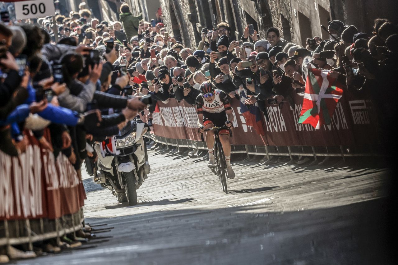 Strade Bianche 2022 - 16th Edition - Siena - Siena 184 km - 05/03/2022 - Tadej Pogacar (SLO - UAE Team Emirates) - photo Ilario Biondi/SprintCyclingAgency&Acirc;&copy;2022