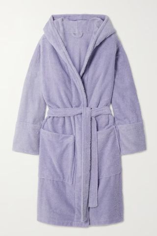 H&M Washed Linen Dressing Gown Tekla Hooded Organic Cotton-blend Terry Robe 