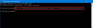 Reset all Group Policy settings with Command Prompt