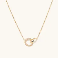 Pavé Diamond Linked Necklace: was $500, now $400 (save $100) | Mejuri