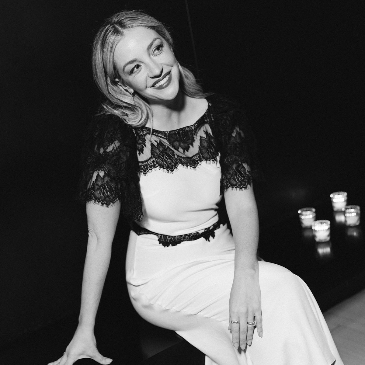 Promo image for getting ready with me story with actress Abby Elliott.