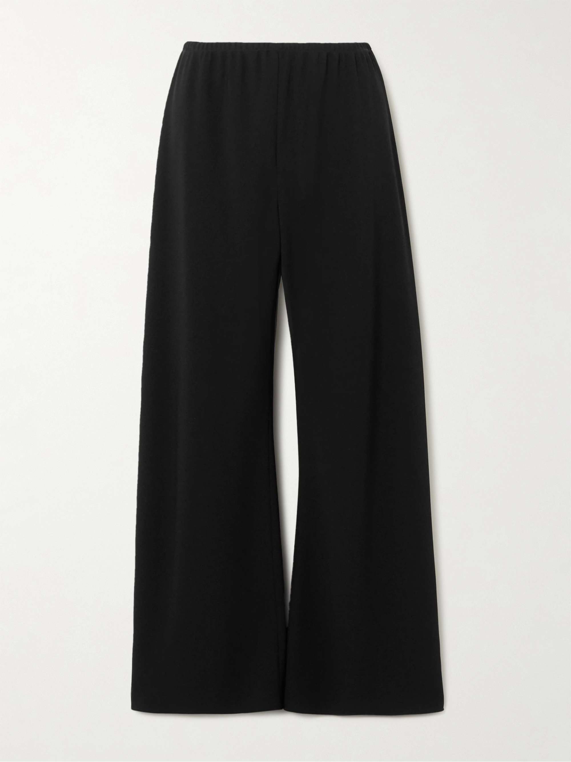 Essentials Gala Crepe Wide-Leg Pants