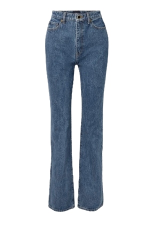 Khaite, Danielle High-Rise Slim-Leg Jeans