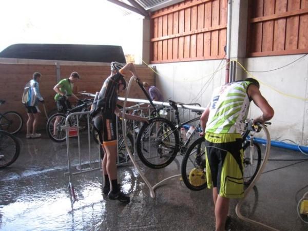 The all important bike wash