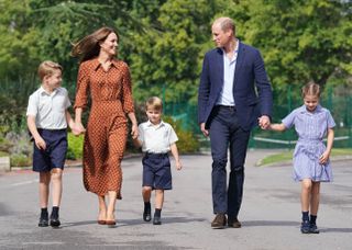 Prince William, Kate Middleton, Prince Louis, Princess Charlotte and Prince George