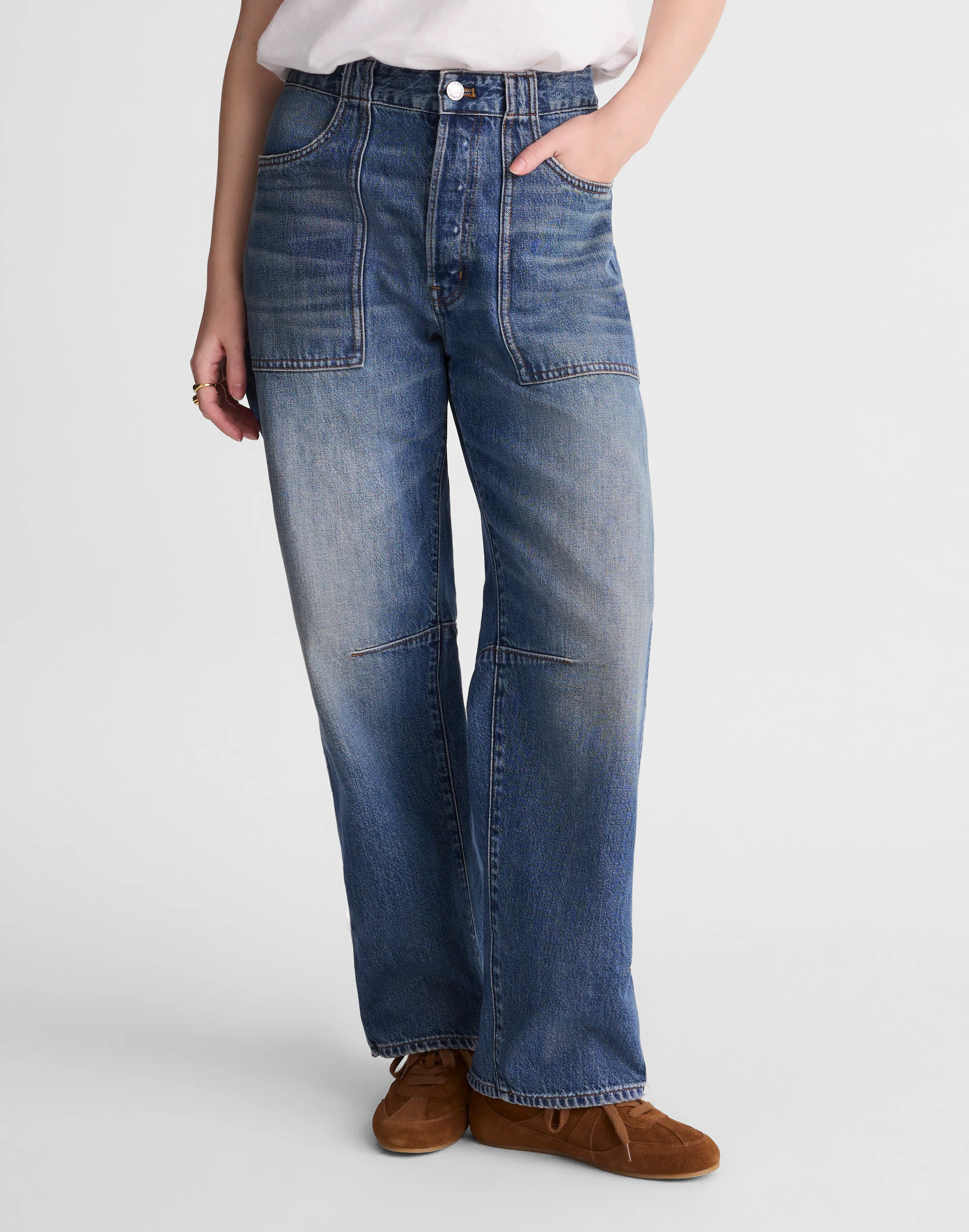 The Darted Barrel-Leg Jean