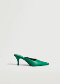 Mango Sling Back Leather Shoes