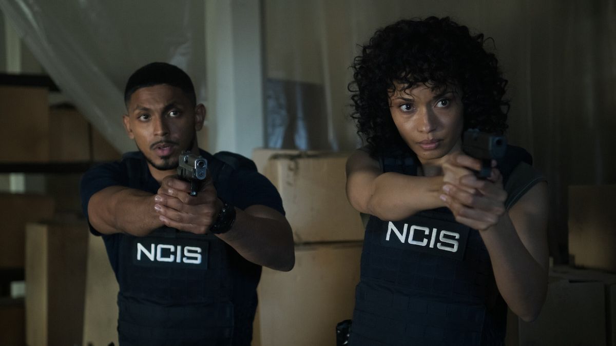 Sean Sagar and Olivia Swann in NCIS: Sydney