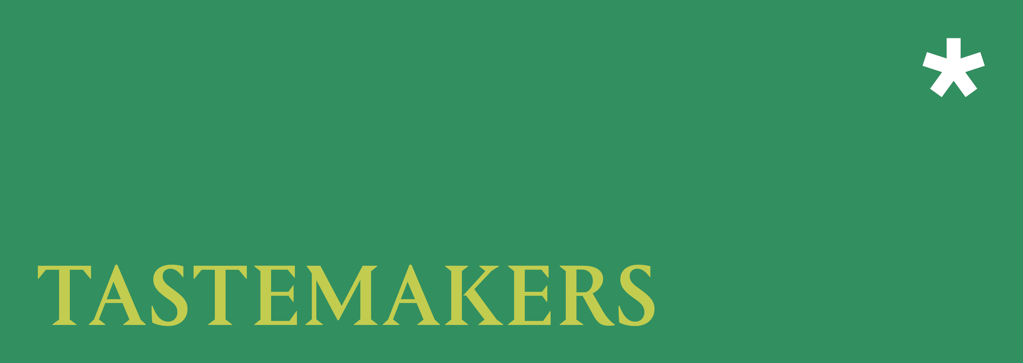 Subhead reading ‘Tastemakers’
