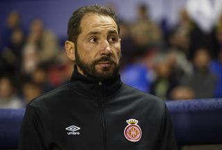 Girona coach Pablo Machin during a match against Levante in November 2017.