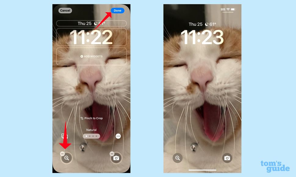 How to customize the lock screen controls in iOS 18 | Tom's Guide