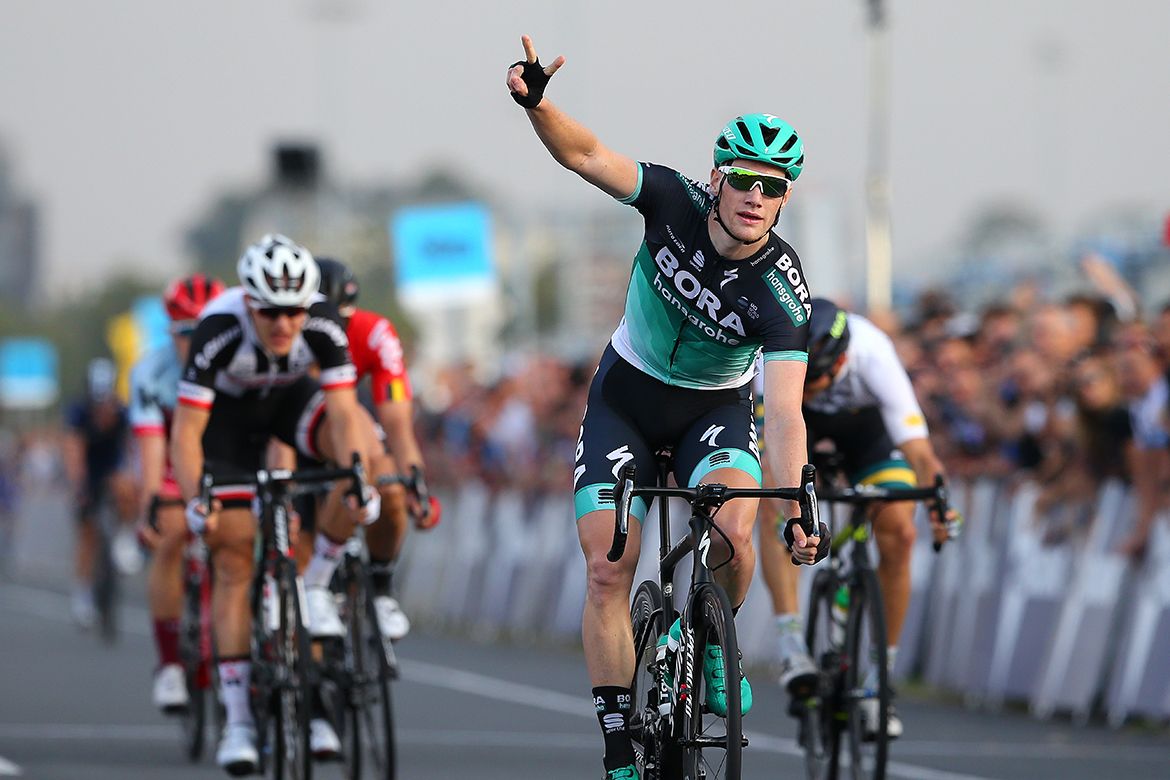 Sam Bennett wins the Towards Zero Race Melbourn